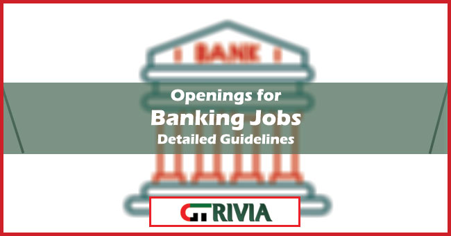 Banking Jobs Detailed Guidelines