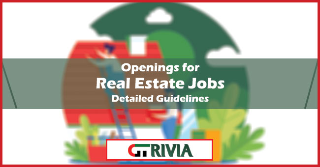 Real Estate Jobs With Complete Details
