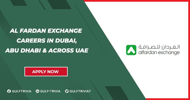 Al Fardan Exchange Careers